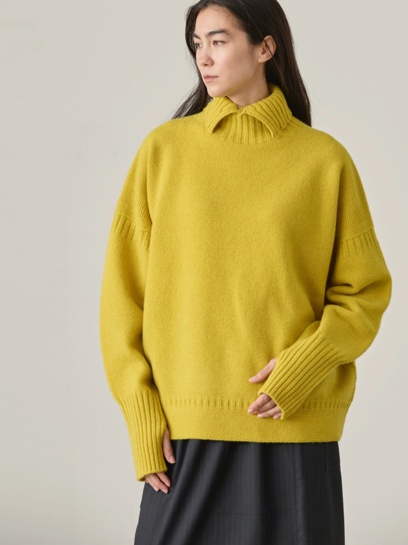 studio nicholson セーター　size8 イエロー nicholson&nicholson LULU JUMPER – kyo journal