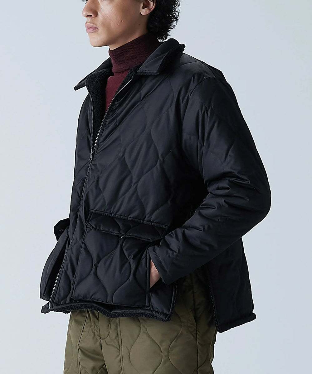 TAION Down x Fleece Reversible shirts Jacket – kyo journal TAION Down x Fleece Reversible shirts Jacket – kyo journal