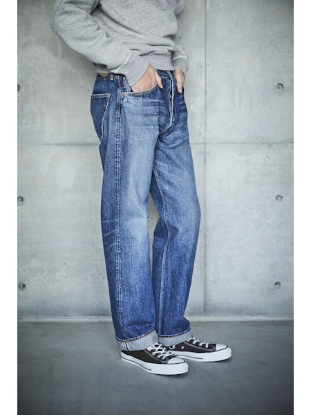 orSlow | 105 standard fit jeans 2 year wash