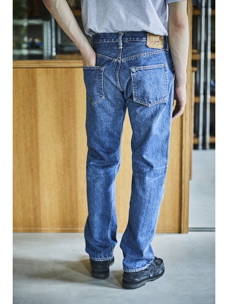 orSlow | 105 standard fit jeans 2 year wash