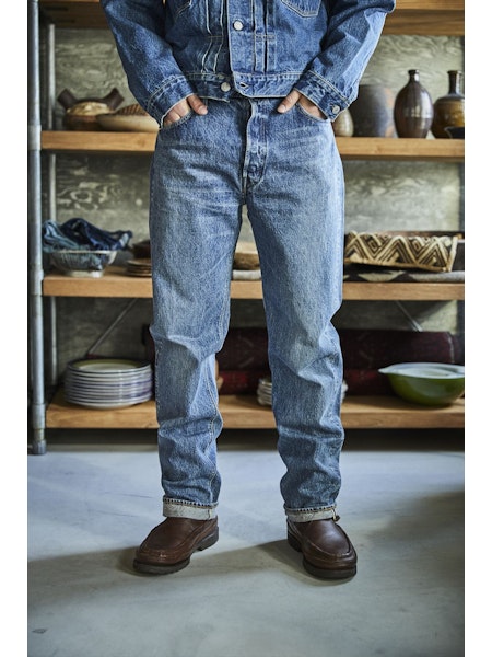 orSlow | 105 standard fit jeans 2 year wash