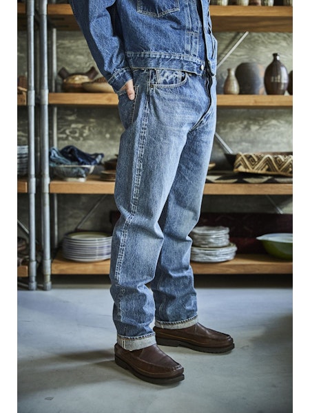 orSlow | 105 standard fit jeans 2 year wash