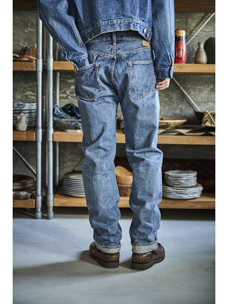 orSlow | 105 standard fit jeans 2 year wash