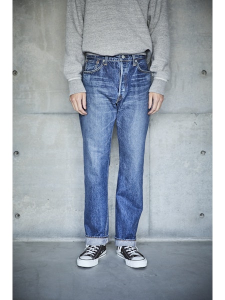 orSlow | 105 standard fit jeans 2 year wash