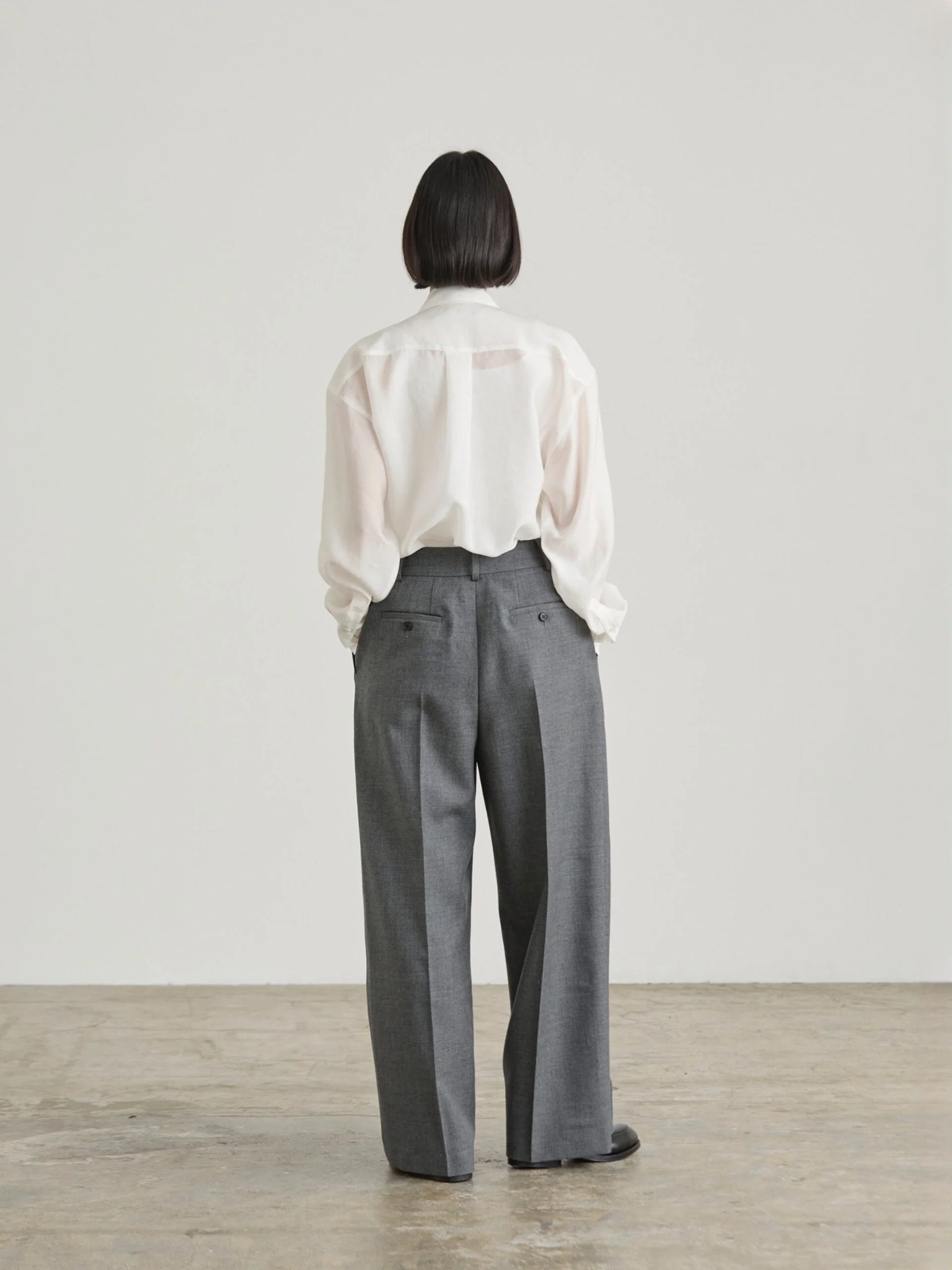 nicholson&nicholson BARON WOOL TROUSER