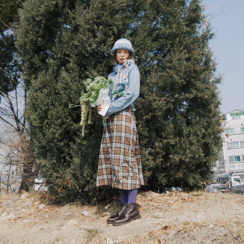 MISU À BARBE LUG B SKIRT BROWN