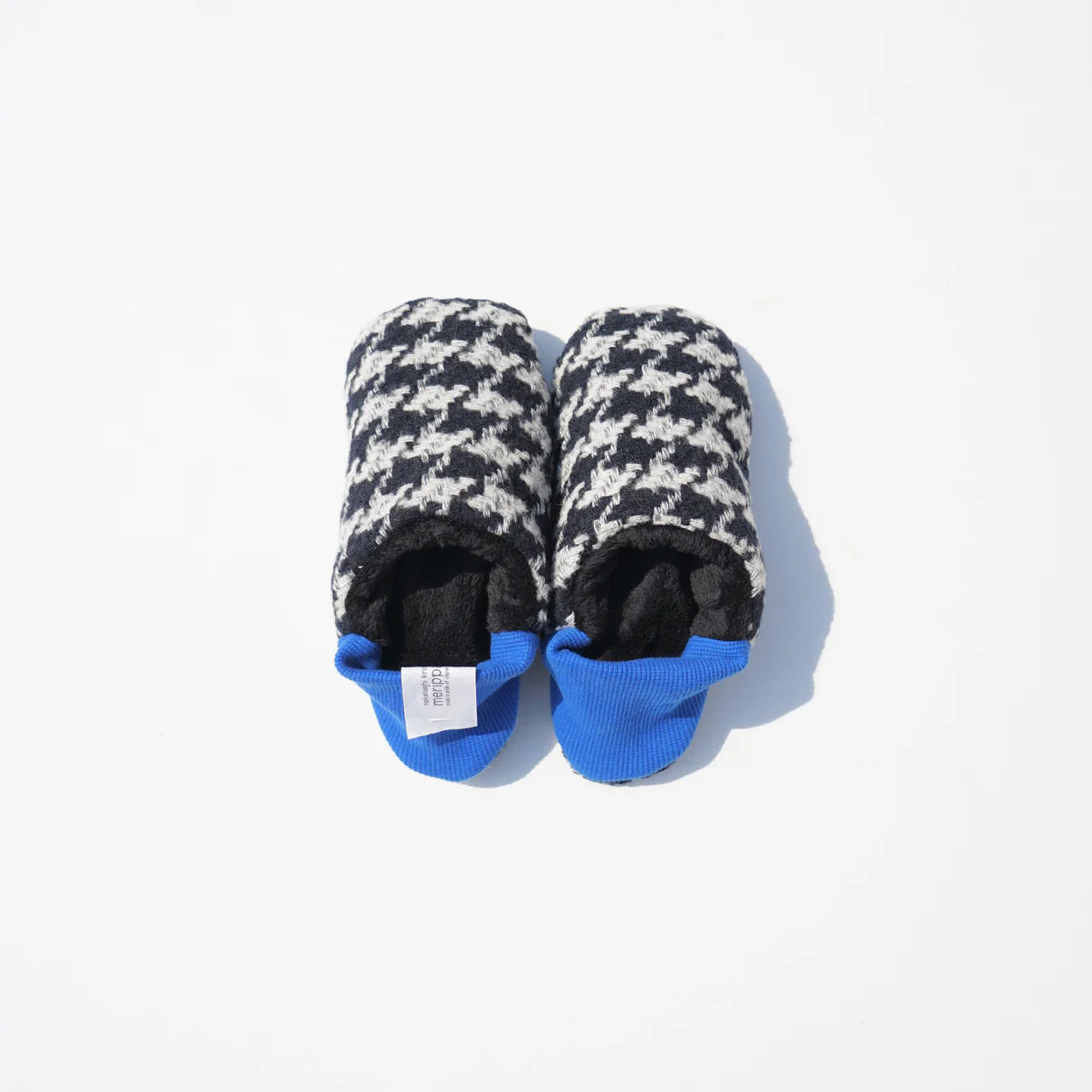Merippa Houndstooth check tweed Fur kyo journal