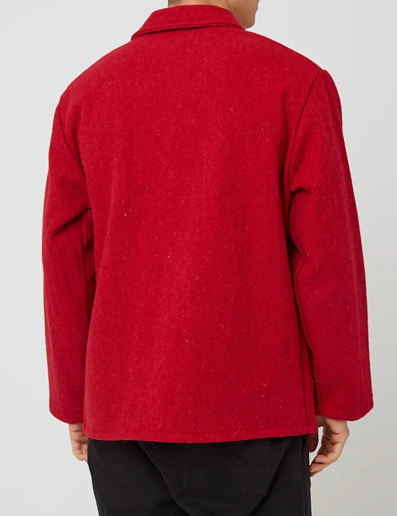 Le Laboureur Wool Work Jacket (Safran/Red)