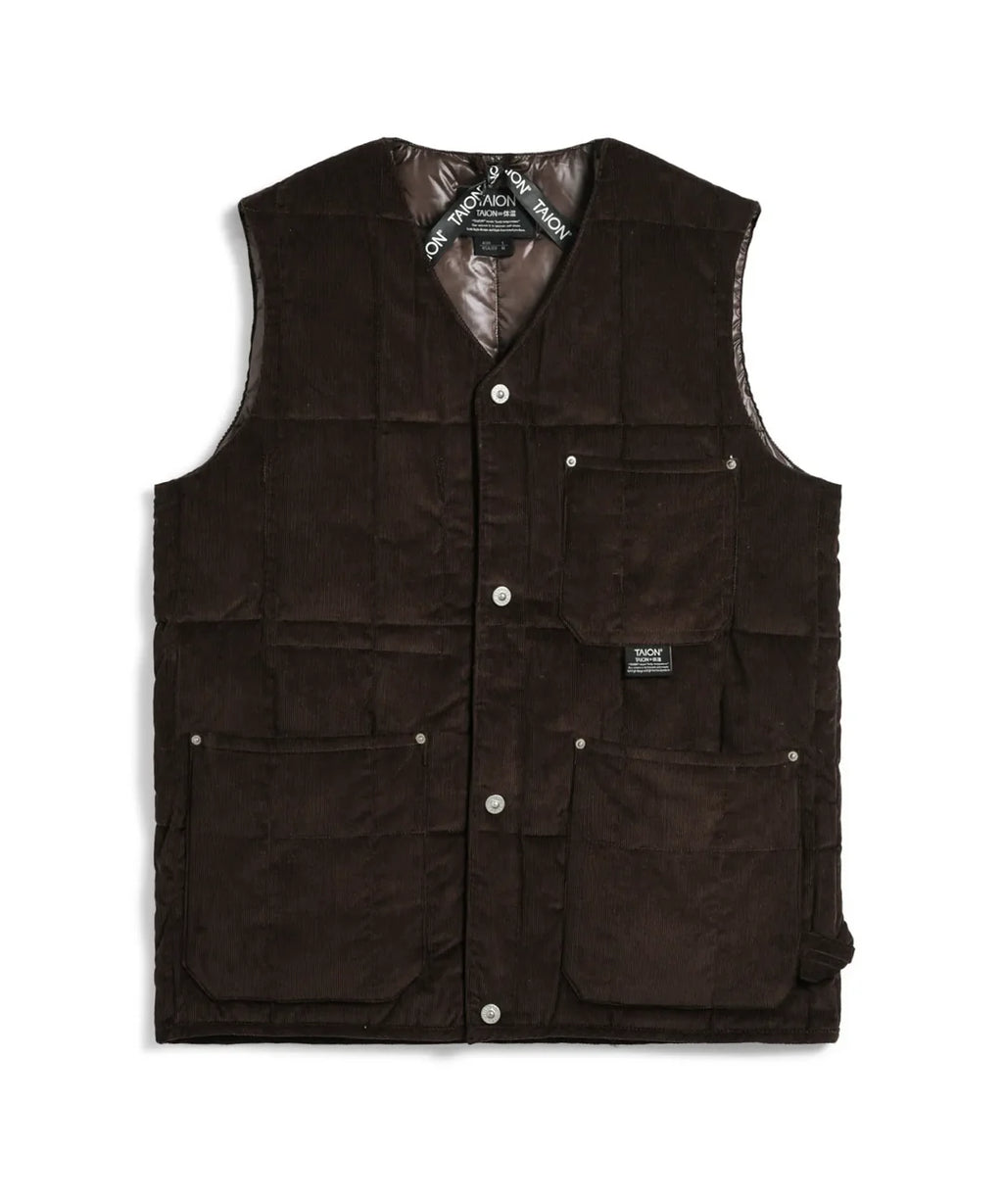 Taion Corduroy x Down Vest