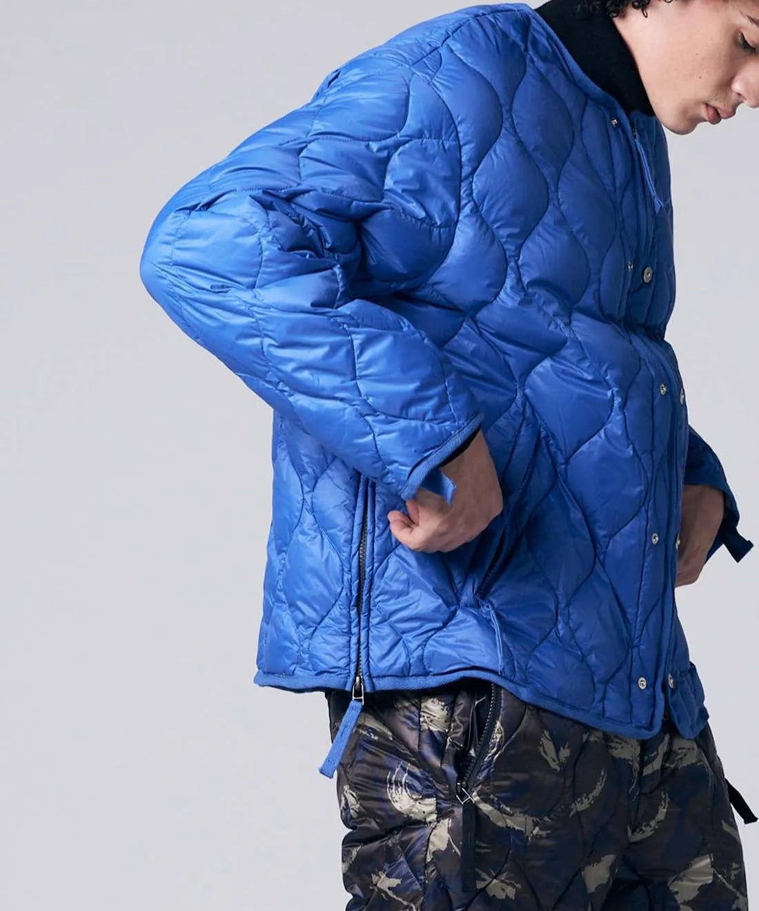 Taion  W-Zip Short Down Jacket