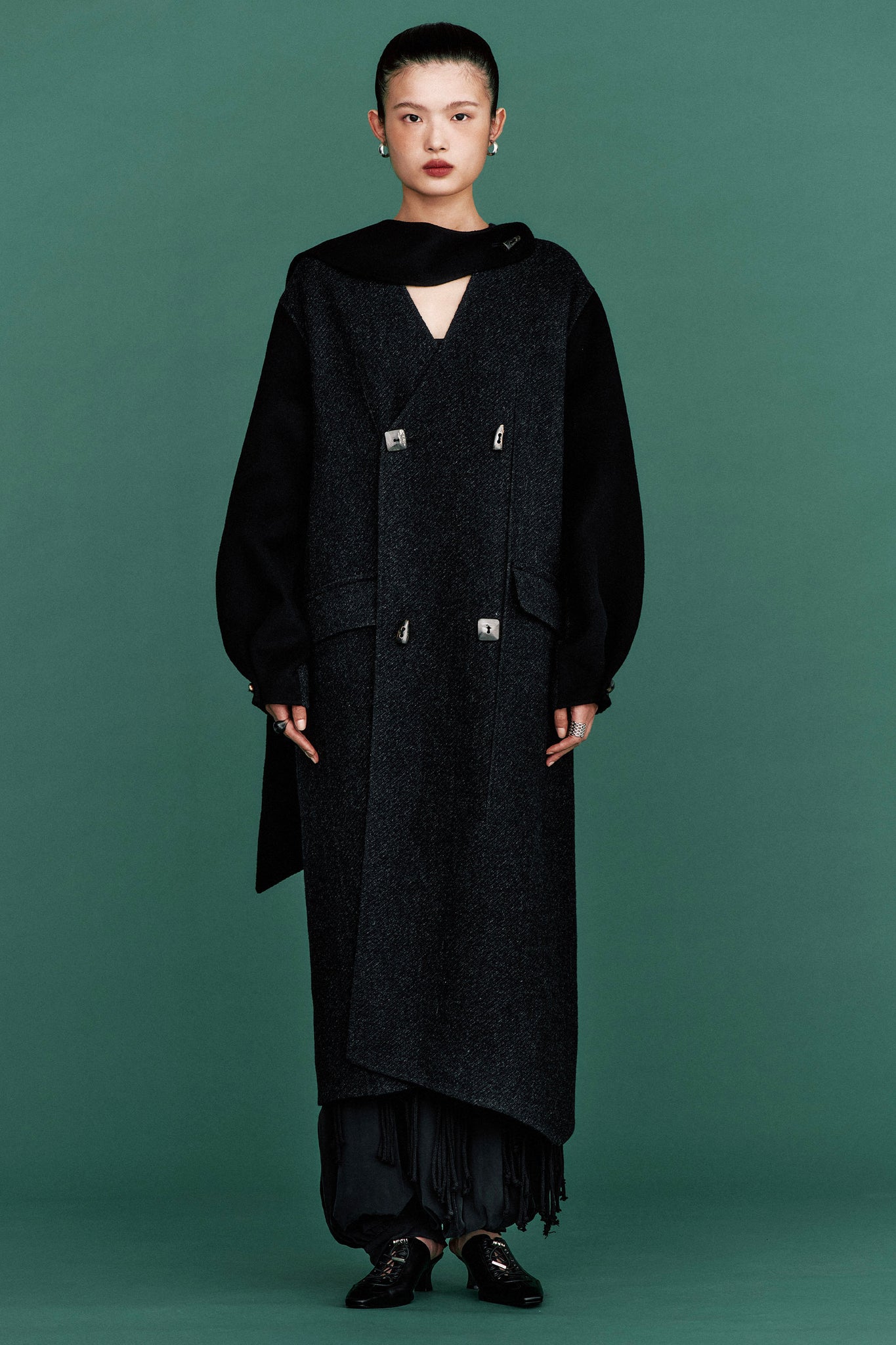 THEILMA Lavita Muffler Handmade Coat