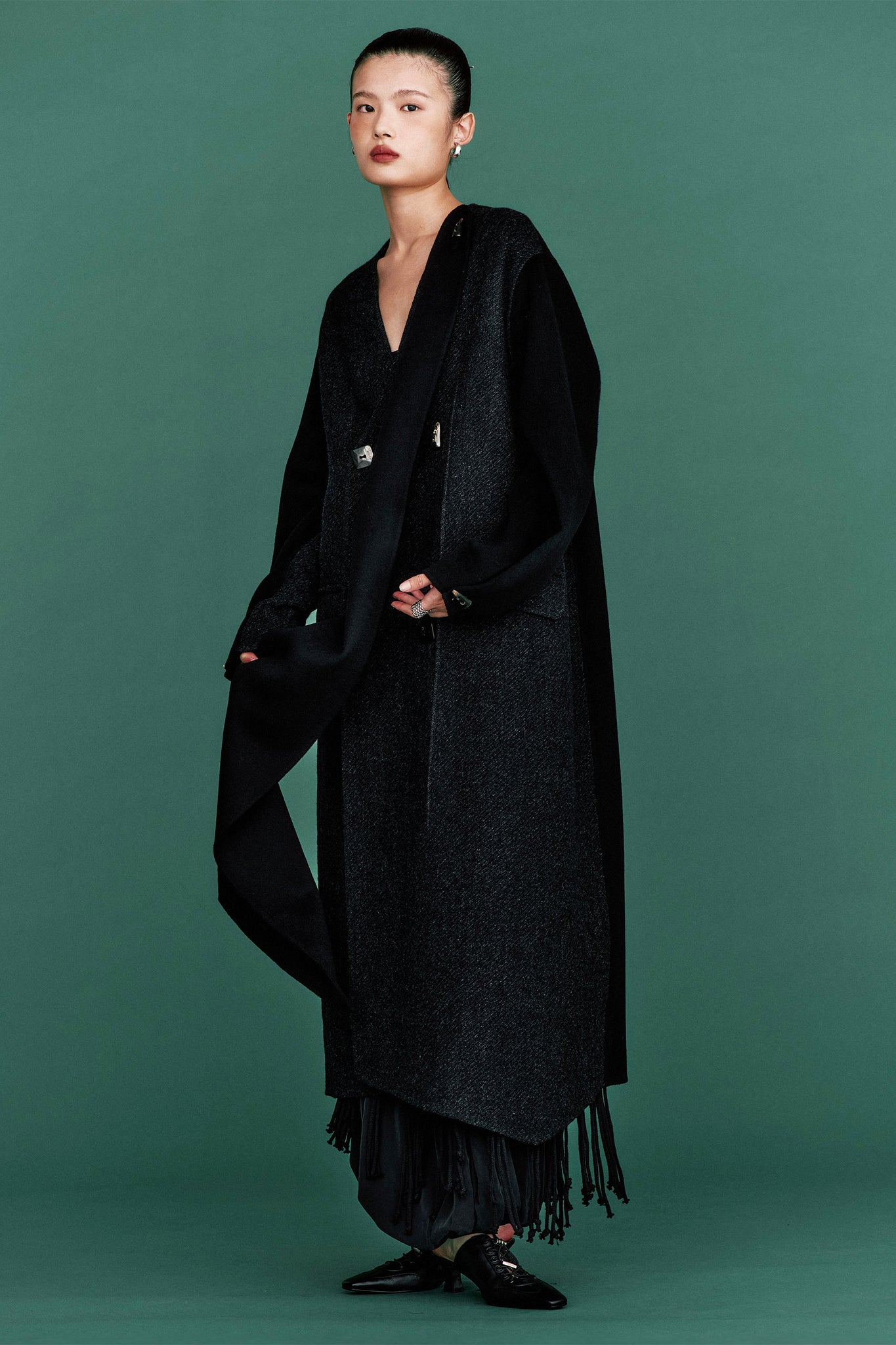 THEILMA Lavita Muffler Handmade Coat