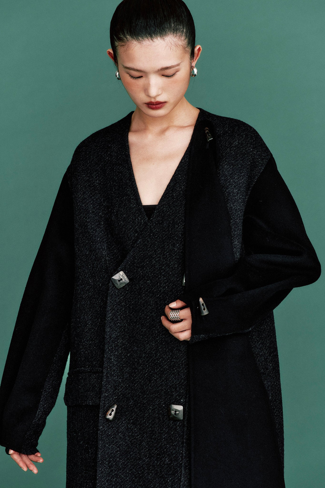 THEILMA Lavita Muffler Handmade Coat