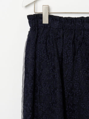 ANTIPAST ORGANDY EMBOIDERED SKIRT