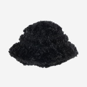Misu à Barbe ONE STRIPE FURRY HAT BLACK