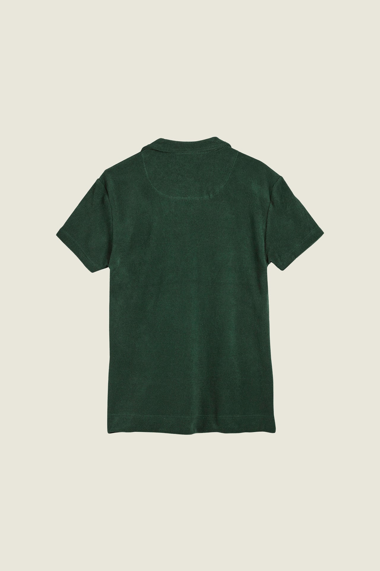 OAS COMPANY Green Tiger Polo Terry Shirt