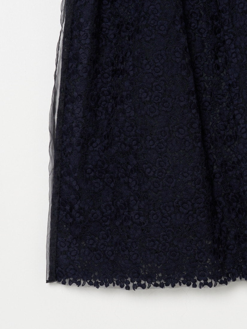 ANTIPAST ORGANDY EMBOIDERED SKIRT