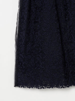 ANTIPAST ORGANDY EMBOIDERED SKIRT