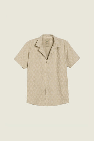 OAS COMPANY Beige Machu Cuba Terry Shirt