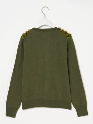 ANTIPAST Embroidered Knit Cardigan
