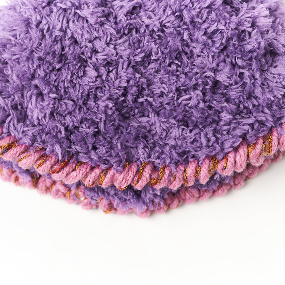 Misu à Barbe TEDDY BUCKET HAT PLUM