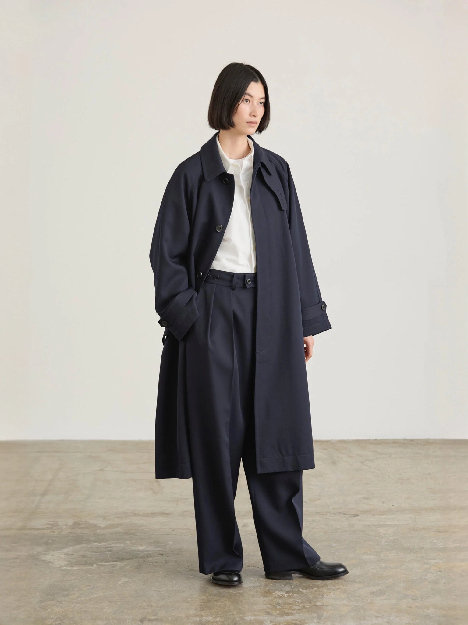 nicholson&nicholson BARON WOOL TROUSER