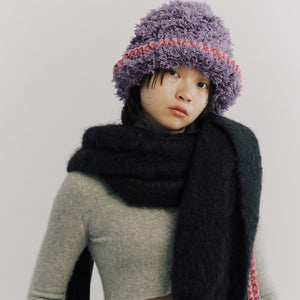 Misu à Barbe TEDDY BUCKET HAT PLUM
