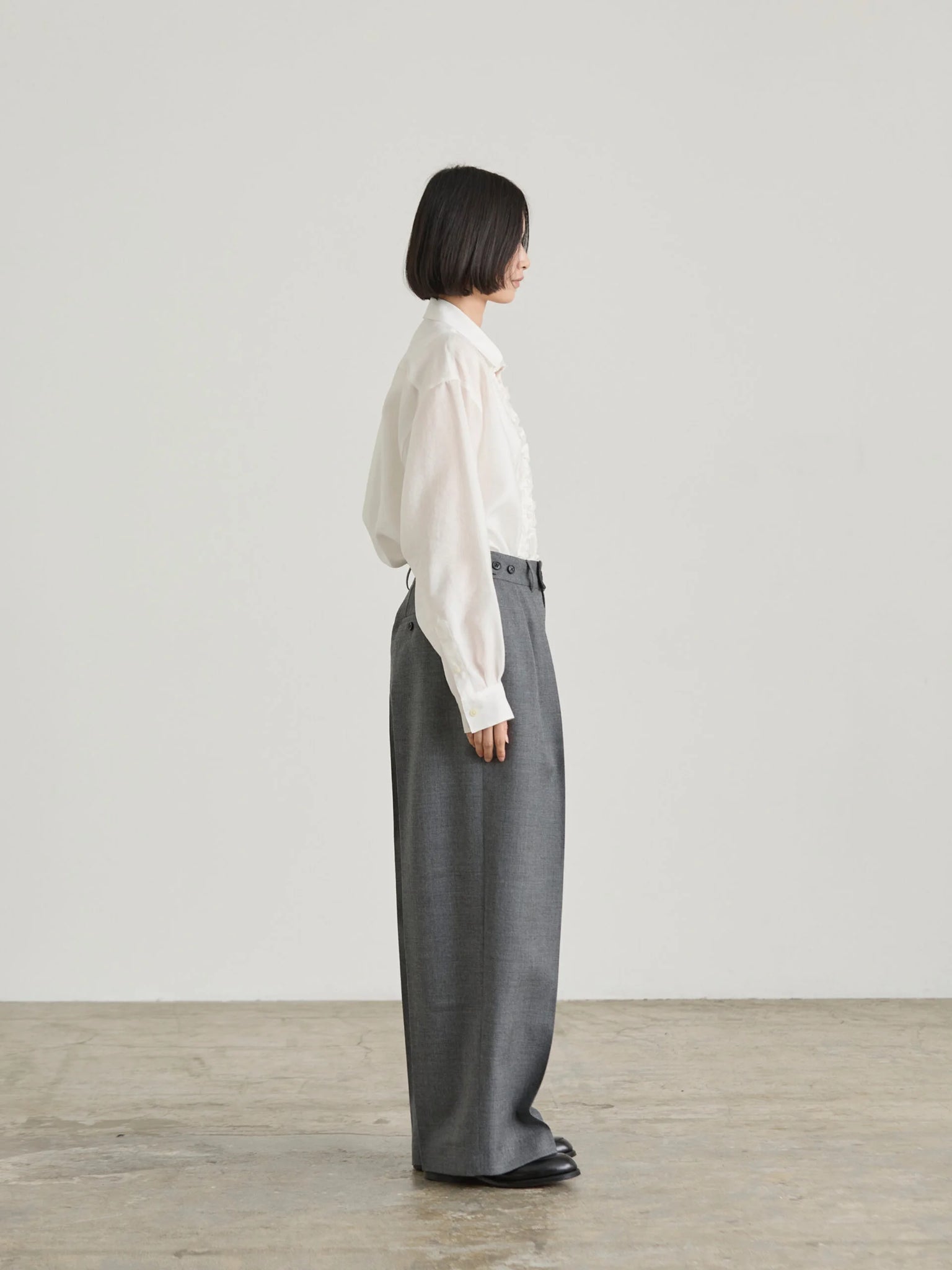 nicholson&nicholson BARON WOOL TROUSER