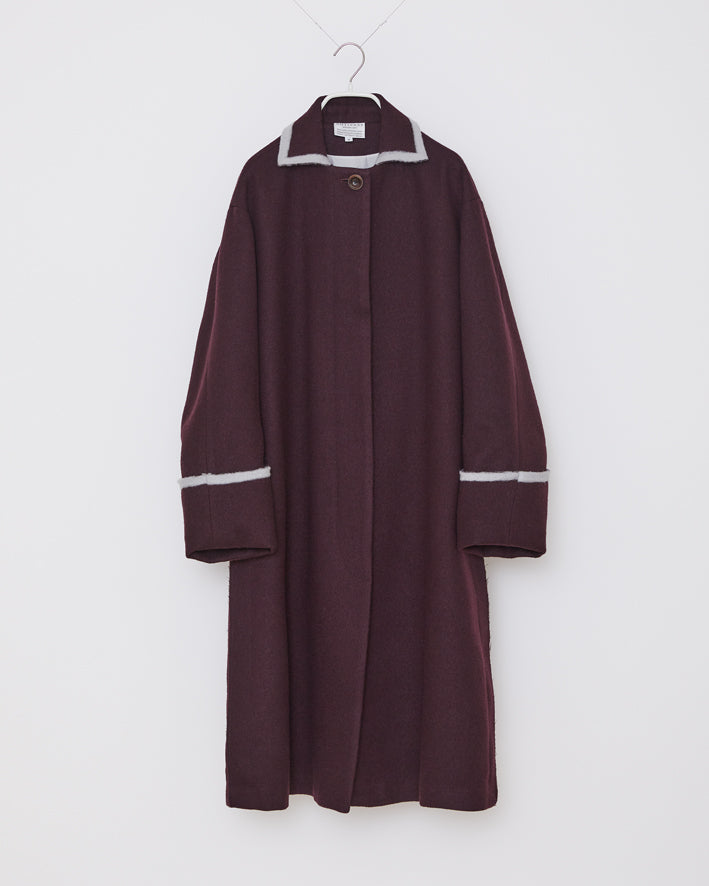 ANTIPAST Felted Double-Layer Wool Coat