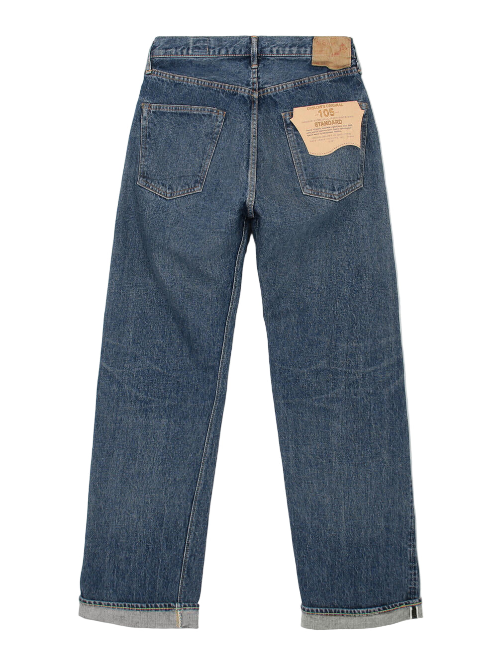 orSlow | 105 standard fit jeans 2 year wash