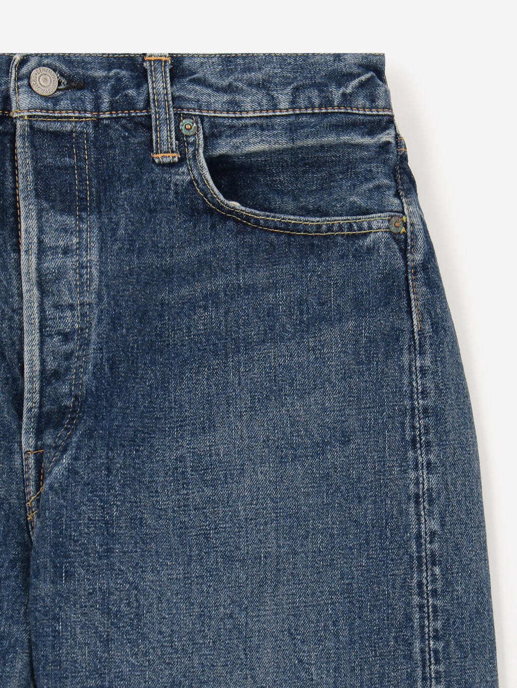 orSlow | 105 standard fit jeans 2 year wash