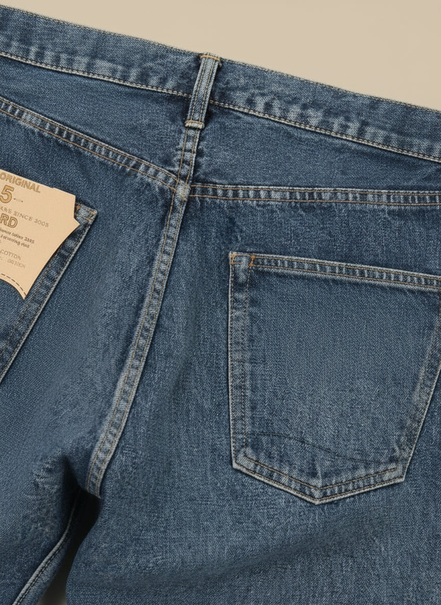 orSlow | 105 standard fit jeans 2 year wash