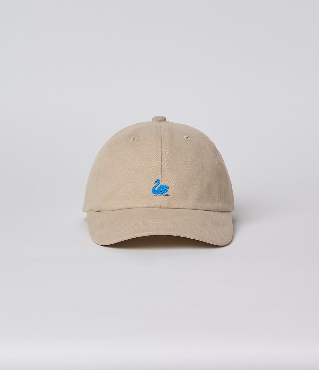 Merz b. Schwanen Swan logo Cap, organic cotton gabardine, low profile