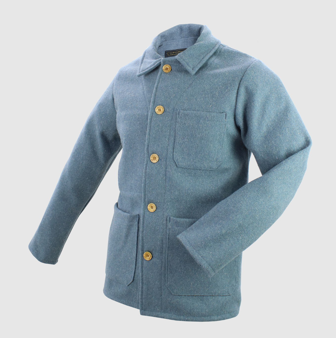 Le Laboureur Wool Work Jacket (Marine / Bleu Horizon)