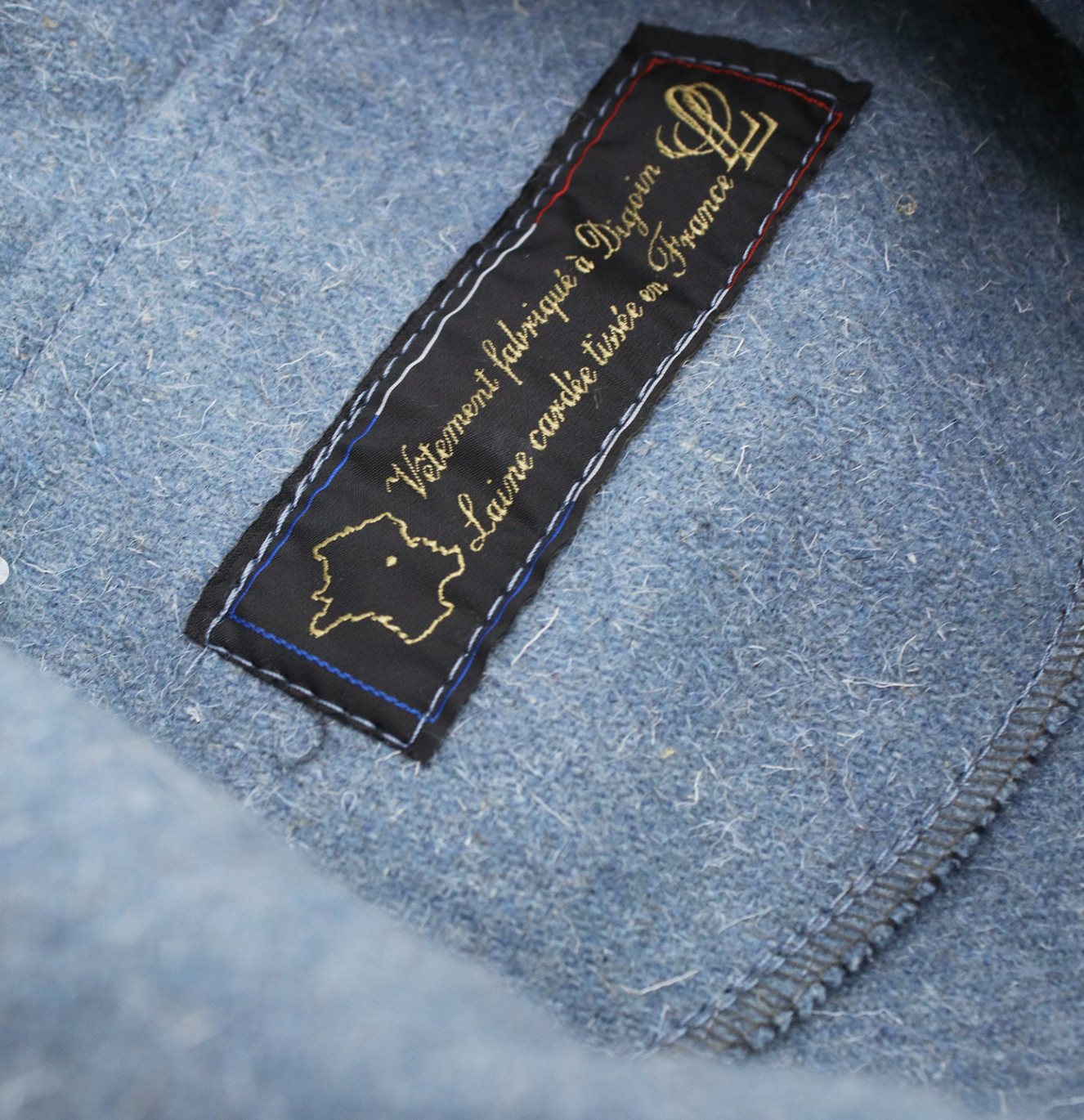 Le Laboureur Wool Work Jacket (Marine / Bleu Horizon)