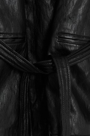 THEILMA PLUTO PU LEATHER HALF COAT