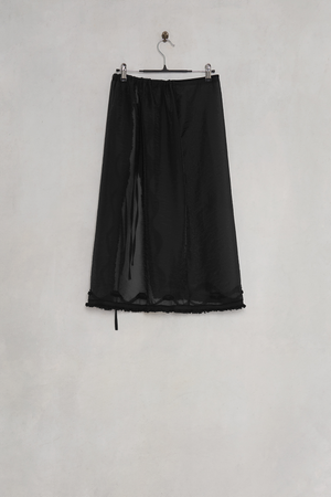 THEILMA Rosa Fringe Overlay Skirt