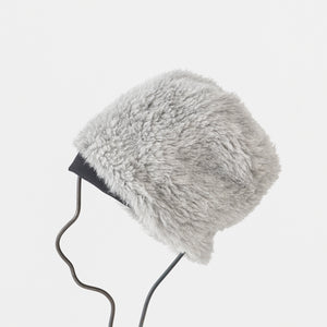 mature ha reversible beanie alpaca fur
