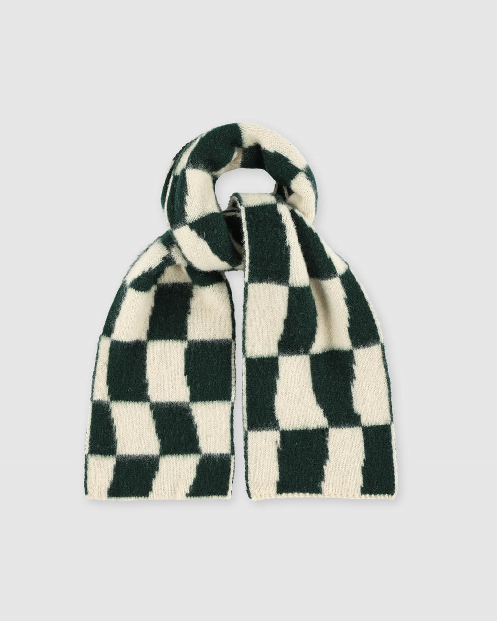 HOWLIN' Mini Checkerboard Scarf - Forest/Navy