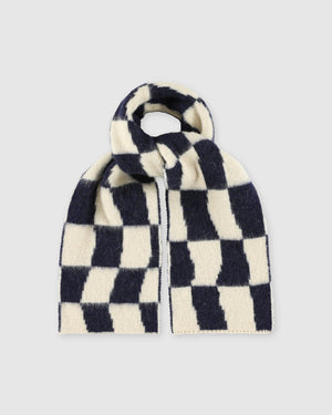 HOWLIN' Mini Checkerboard Scarf - Forest/Navy