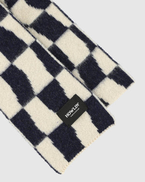 HOWLIN' Mini Checkerboard Scarf - Forest/Navy