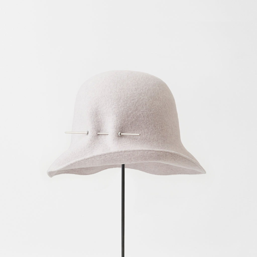 mature ha widen bell hat stainless steel stick - lamb wool