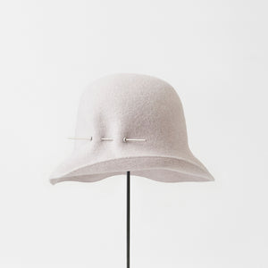 mature ha widen bell hat stainless steel stick - lamb wool