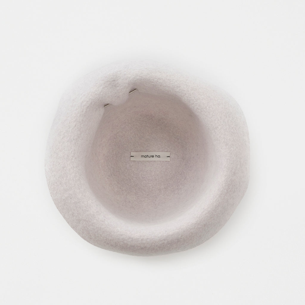 mature ha widen bell hat stainless steel stick - lamb wool