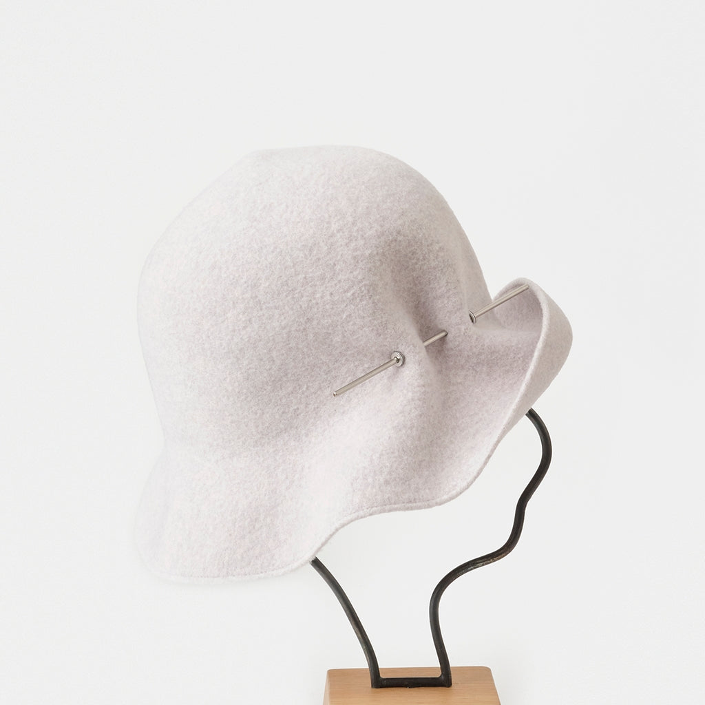 mature ha widen bell hat stainless steel stick - lamb wool