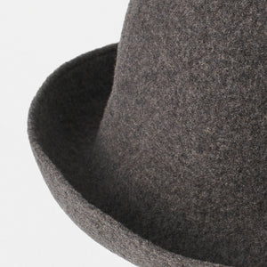 mature ha widen bell hat lamb wool
