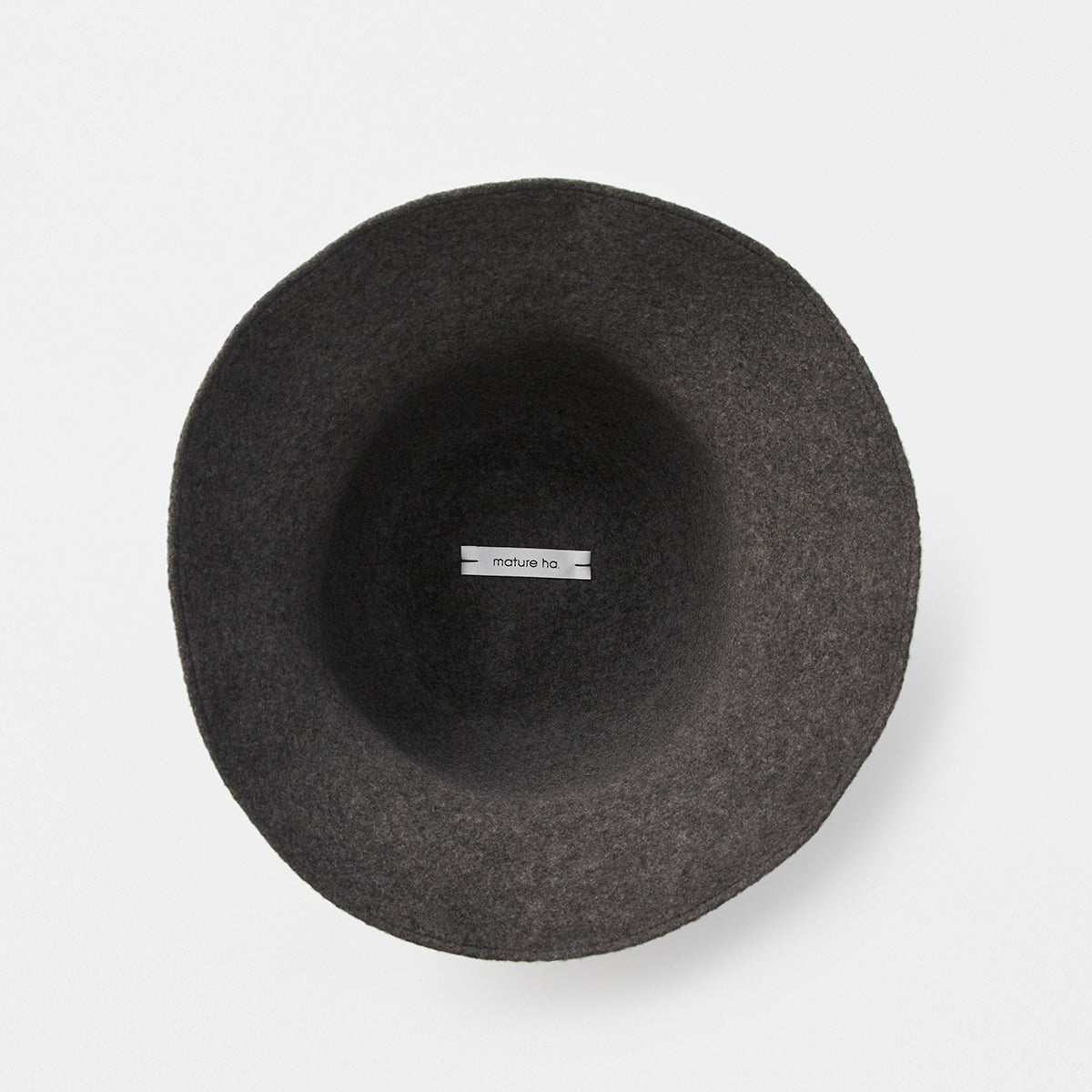 mature ha widen bell hat lamb wool