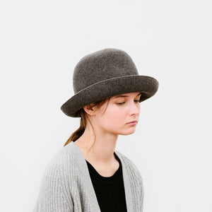 mature ha widen bell hat lamb wool