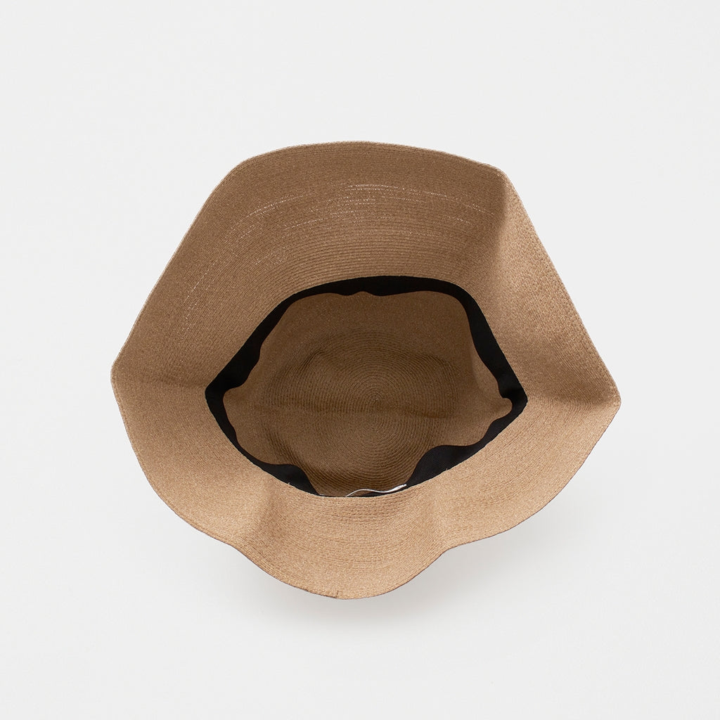 Mature Ha WP paper braid hat switch wide Mix Brown