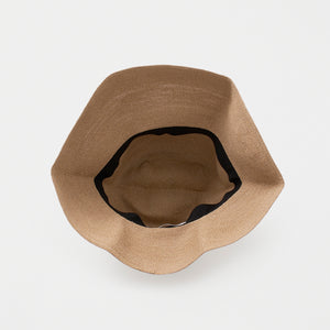 Mature Ha WP paper braid hat switch wide Mix Brown